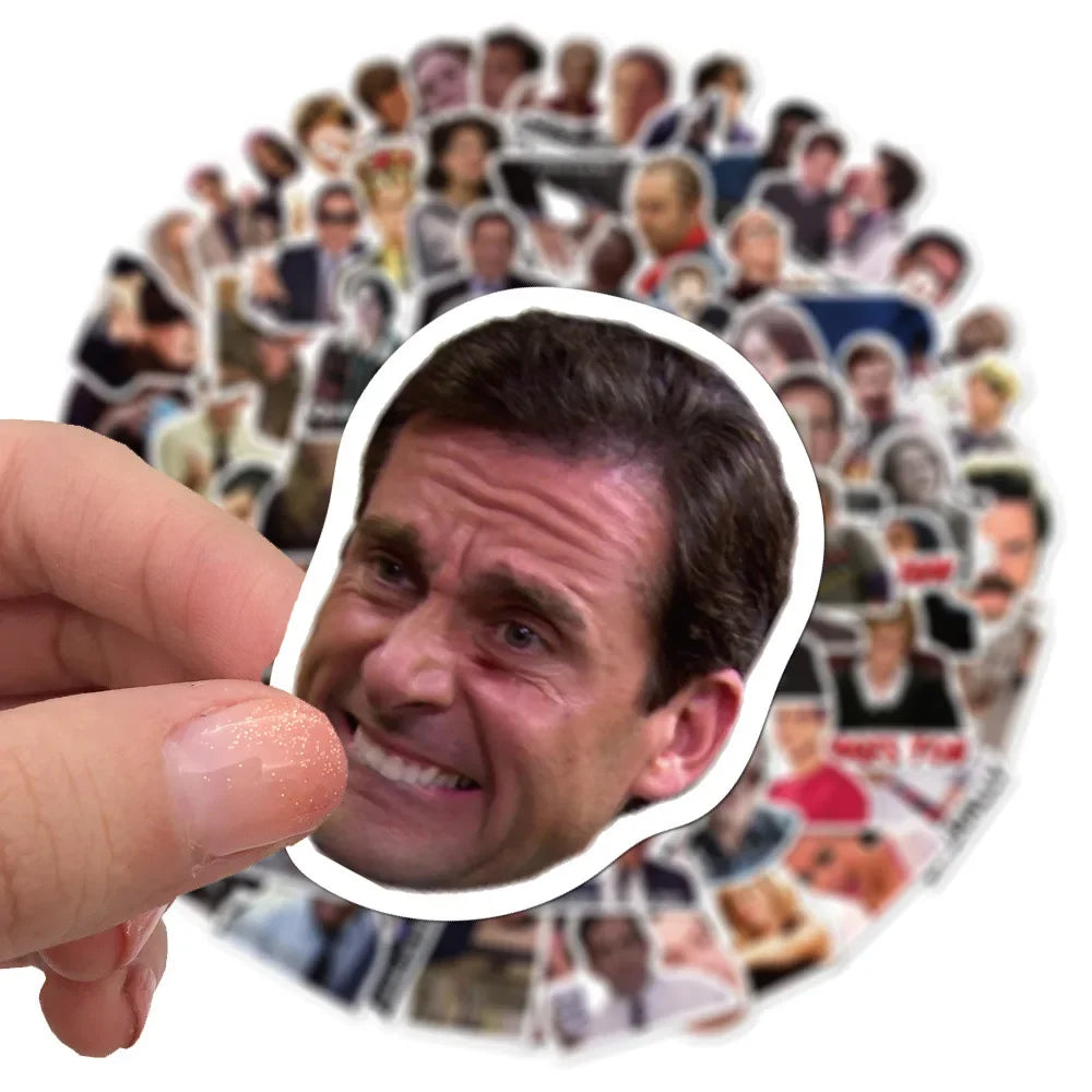 50 OR 100 STICKERS OF ICONIC TV MOMENTS & MEME MAYHEM