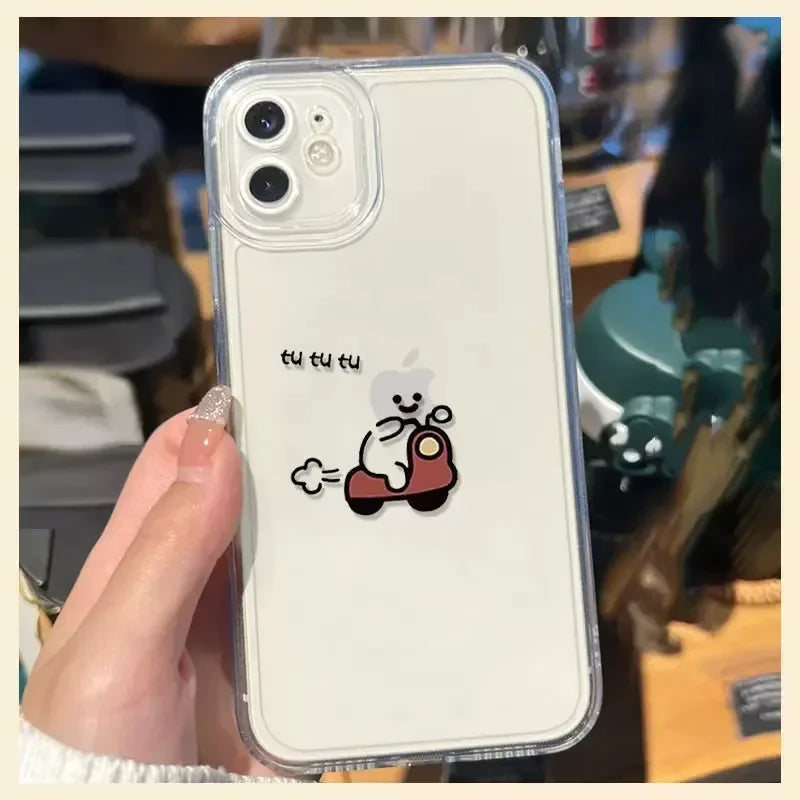 🥹 CUTE STICK FIGURE IPHONE CASE