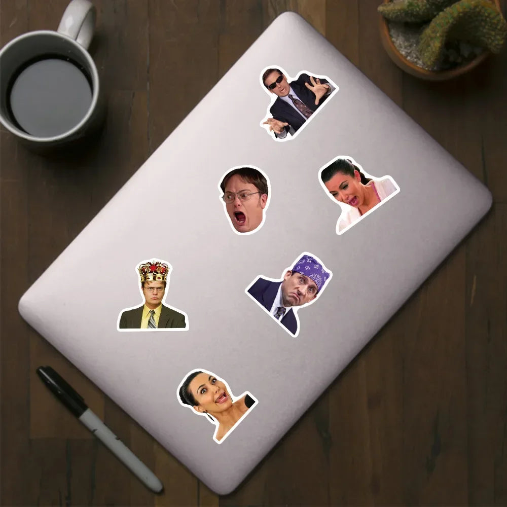 50 OR 100 STICKERS OF ICONIC TV MOMENTS & MEME MAYHEM