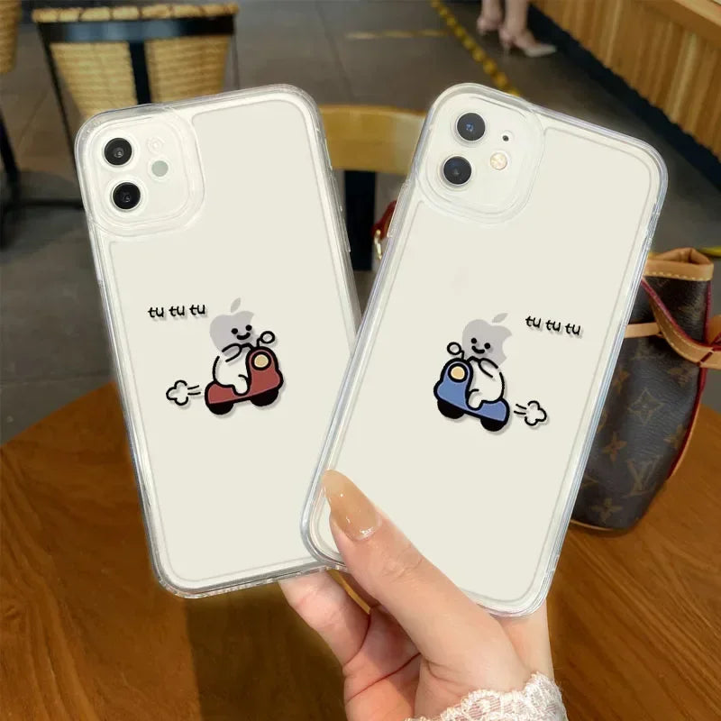 🥹 CUTE STICK FIGURE IPHONE CASE