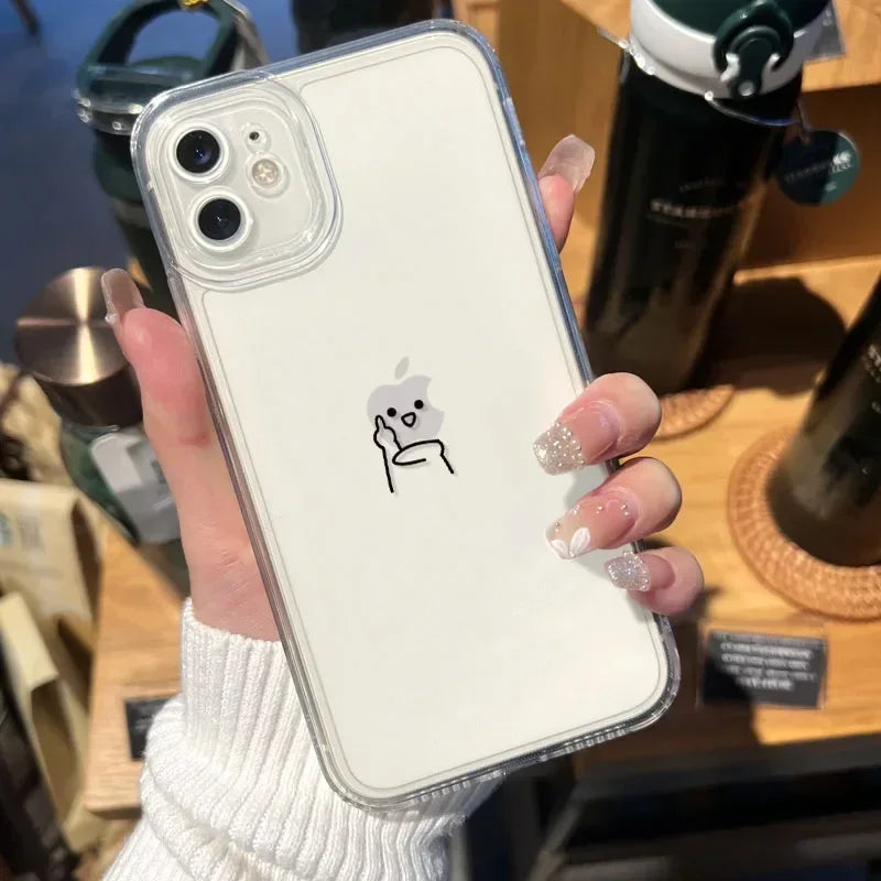 🥹 CUTE STICK FIGURE IPHONE CASE