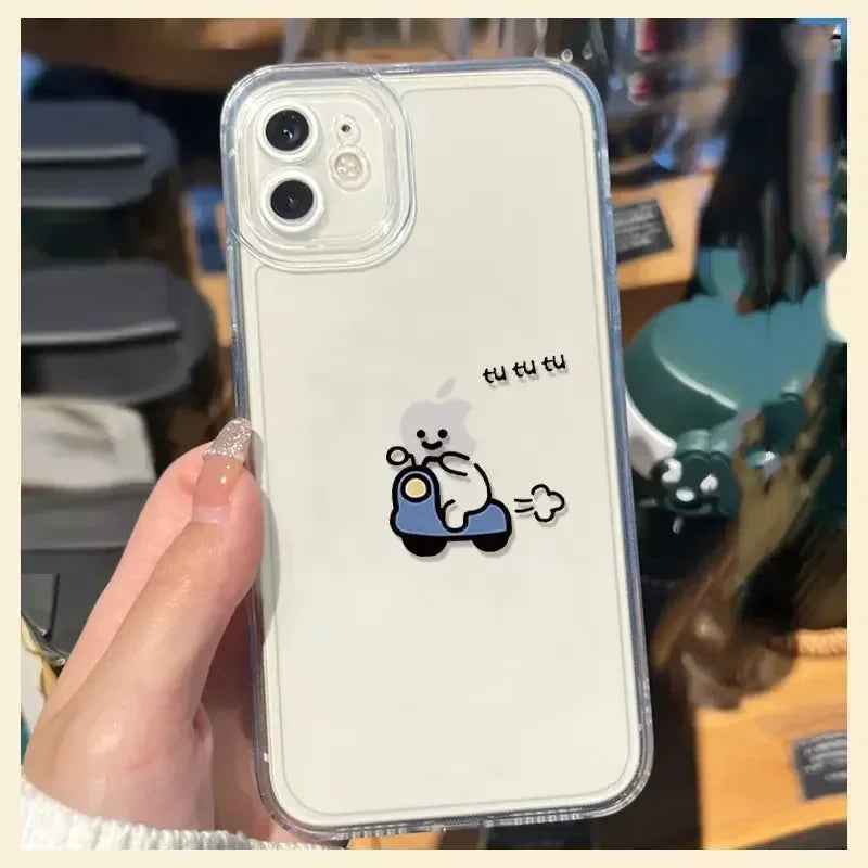 🥹 CUTE STICK FIGURE IPHONE CASE
