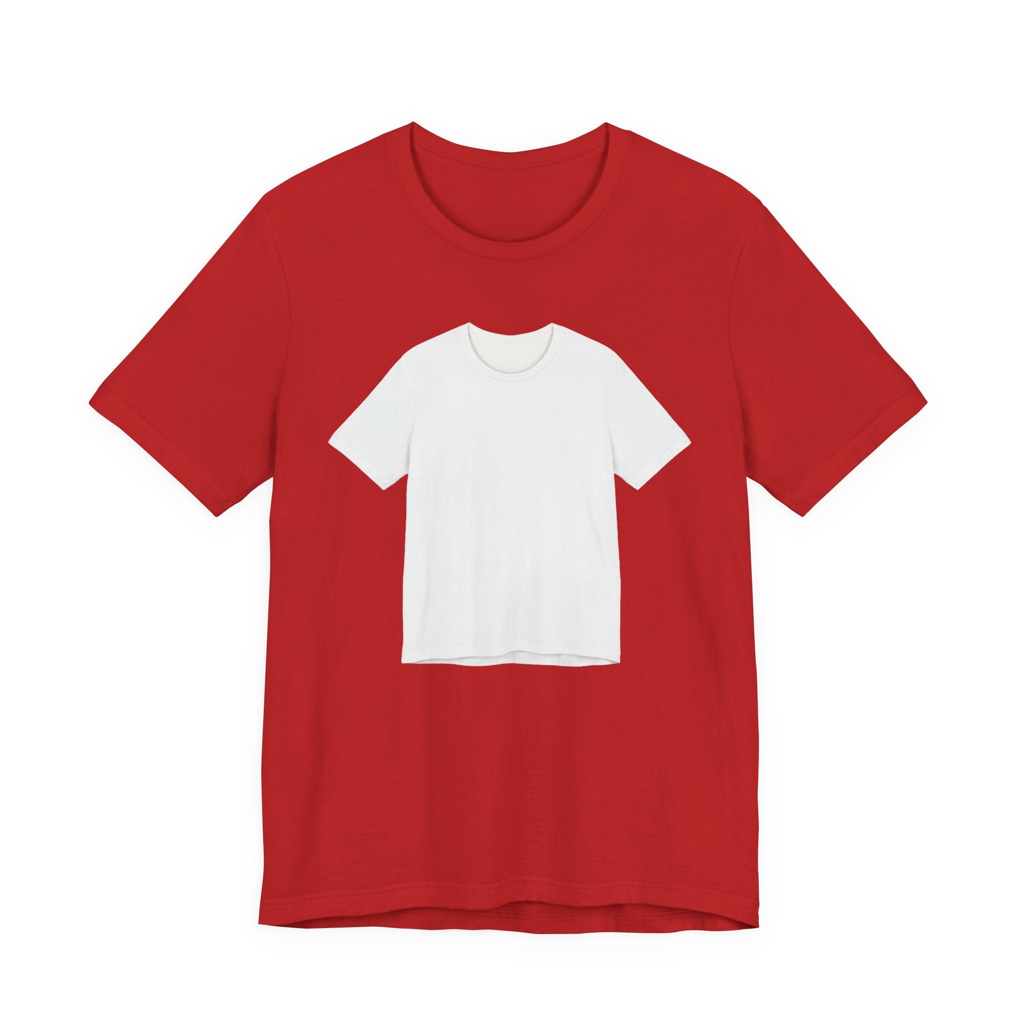 A T-SHIRT… WEARING A T-SHIRT. YEAH. WE WENT THERE.