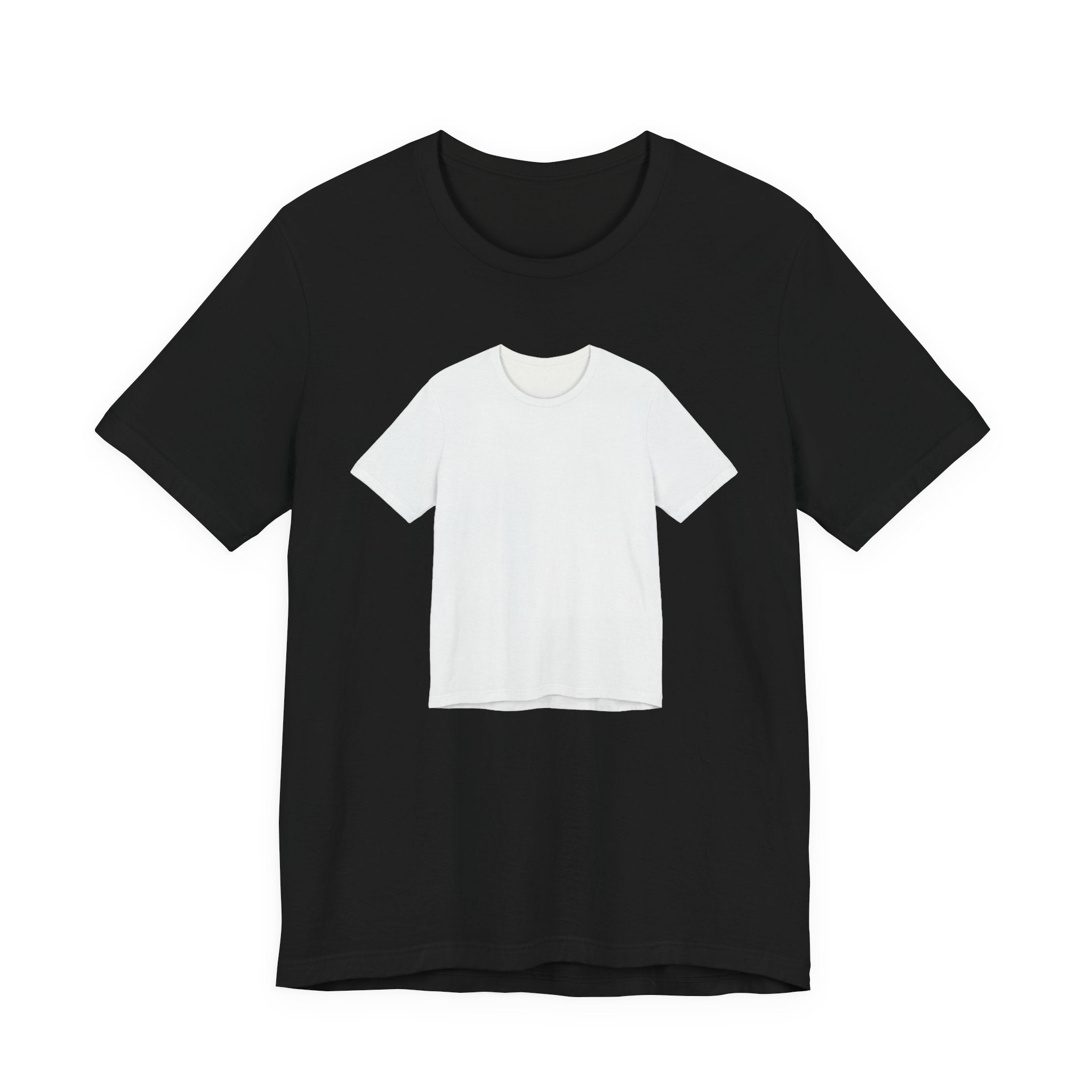A T-SHIRT… WEARING A T-SHIRT. YEAH. WE WENT THERE.
