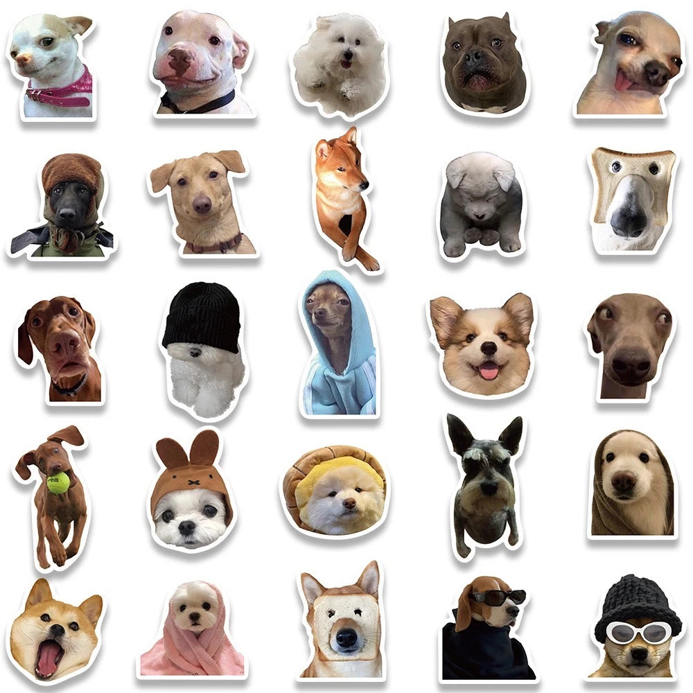 2024 MOST POPULAR CATS & DOGS MEME STICKERS - 50 OR 100 PCS