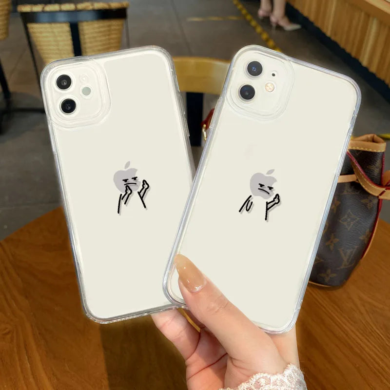 🥹 CUTE STICK FIGURE IPHONE CASE